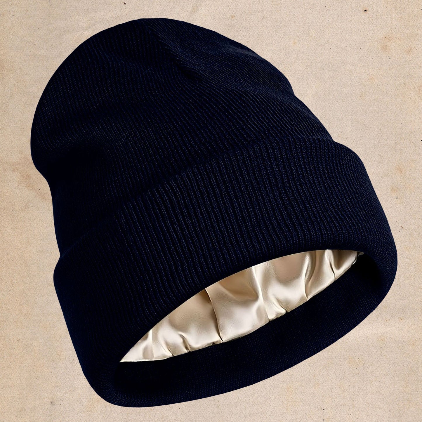 Satin gefütterte Mütze