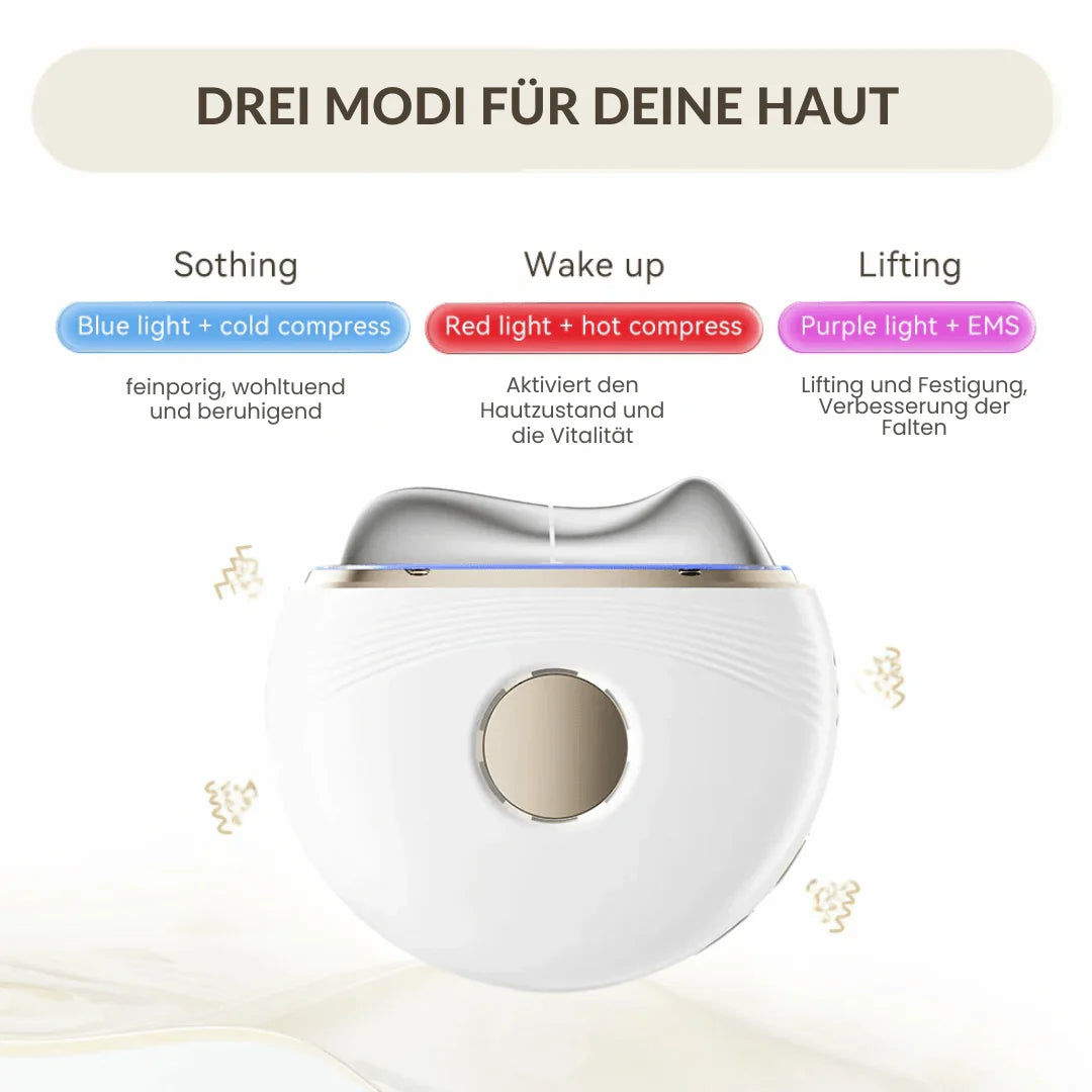EMS Gua Sha Lifting & Massagegerät Wärme- & Kältefunktion für Gesicht und Körper