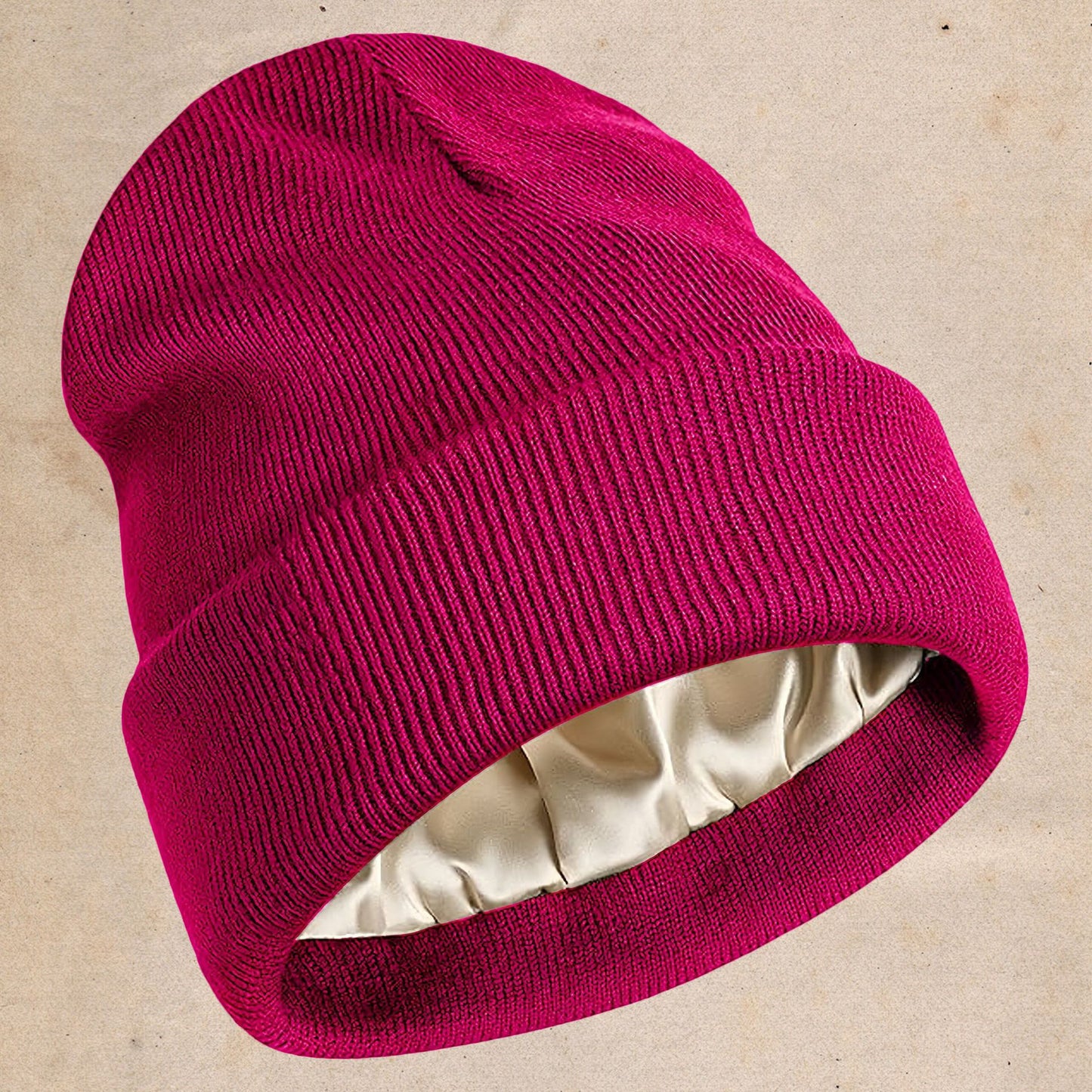 Satin gefütterte Mütze