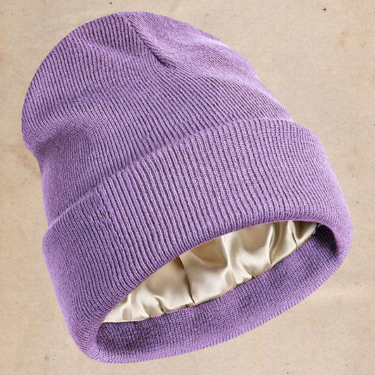 Satin gefütterte Mütze